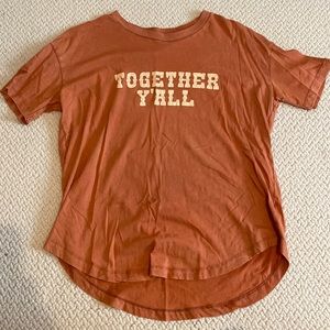 Orange Aerie shirt size S